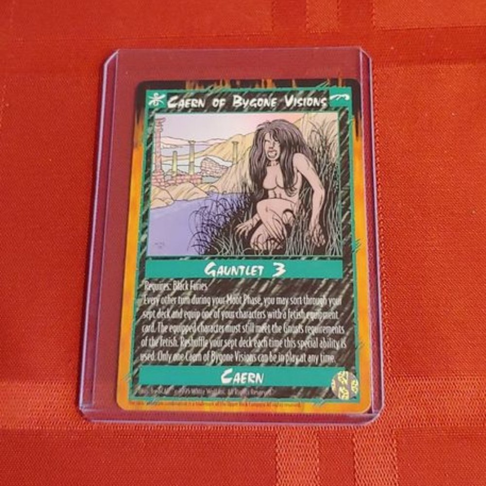 1995, RAGE, CAERN OF BYGONE VISIONS CARD, NEAR MINT CONDITION!!!